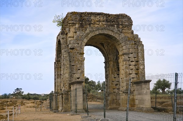 Four-sided arch, Caparra, Spain, 2007. Artist: Samuel Magal
