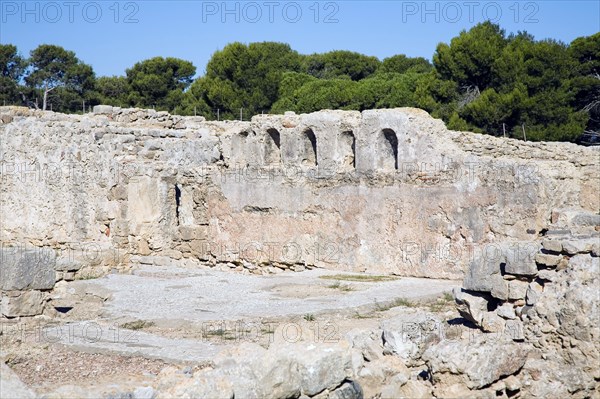 An agora and a stoa in the Greek city of Emporion, Empuries, Spain, 2007. Artist: Samuel Magal