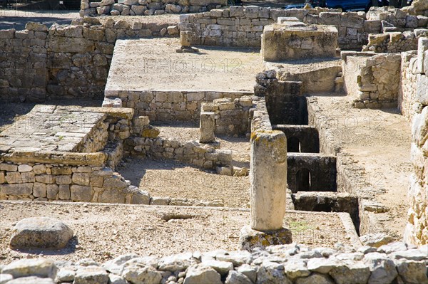 A Serapeum (Serapeion) in the Greek city of Emporion, Empuries, Spain, 2007. Artist: Samuel Magal