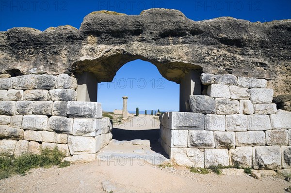 A gate in the Roman city of Emporiae, Empuries, Spain, 2007.  Artist: Samuel Magal