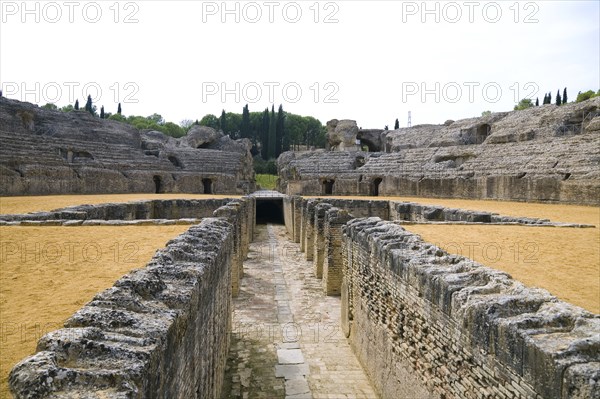 The amphitheatre at Italica, Spain, 2007. Artist: Samuel Magal