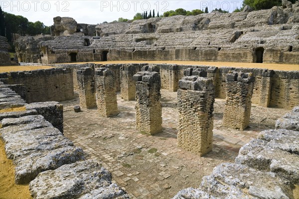 The amphitheatre at Italica, Spain, 2007. Artist: Samuel Magal