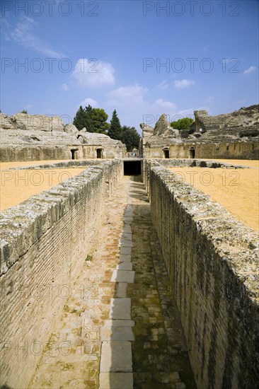 The amphitheatre at Italica, Spain, 2007. Artist: Samuel Magal