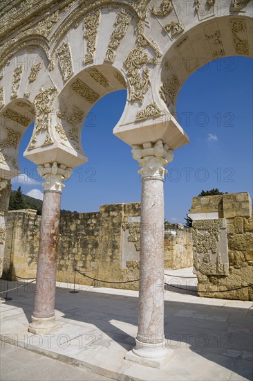 Doorway and basilica, House of Ya'far, Madinat al-Zahara (Medina Azahara), Spain, 2007. Artist: Samuel Magal