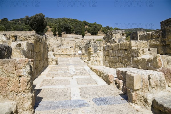 A ramped street in Madinat al-Zahara (Medina Azahara), Spain, 2007. Artist: Samuel Magal