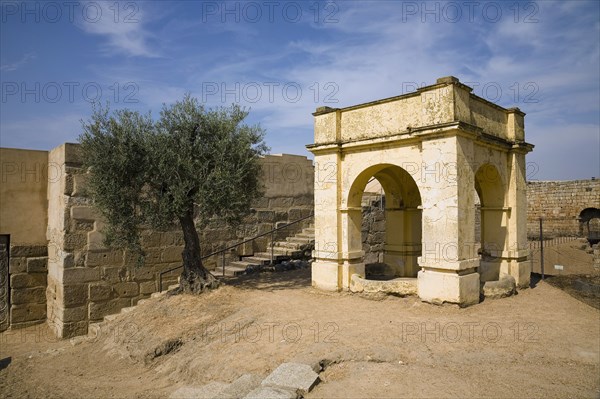 A bower in the Arab fortress (alcazaba) at Merida, Spain, 2007. Artist: Samuel Magal