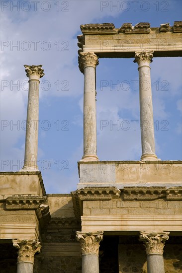 The Roman theatre in Merida, Spain, 2007 Artist: Samuel Magal