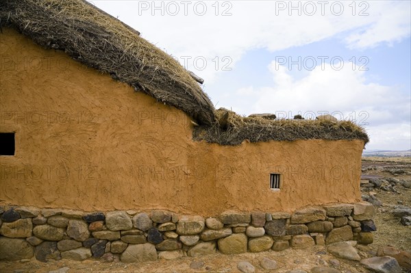 A Celtiberian house in Numantia (Numancia), Spain, 2007. Artist: Samuel Magal