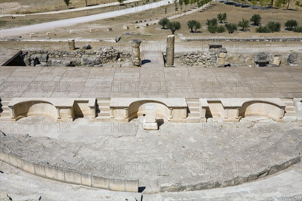 The theatre in Segobriga, Spain, 2007. Artist: Samuel Magal