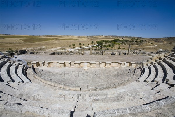 The theatre in Segobriga, Spain, 2007. Artist: Samuel Magal