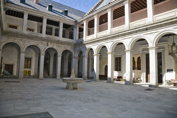 The Arms Courtyard (Patio de Armas) in the Alcazar of Segovia, Segovia, Spain, 2007. Artist: Samuel Magal