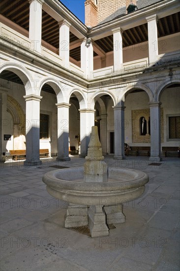 The Arms Courtyard (Patio de Armas) in the Alcazar of Segovia, Segovia, Spain, 2007. Artist: Samuel Magal