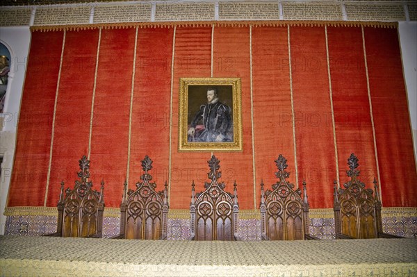 The Hall of Monarchs in the Alcazar of Segovia, Segovia, Spain, 2007. Artist: Samuel Magal