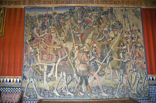 The Hall of the Rope in the Alcazar of Segovia, Segovia, Spain, 2007. Artist: Samuel Magal