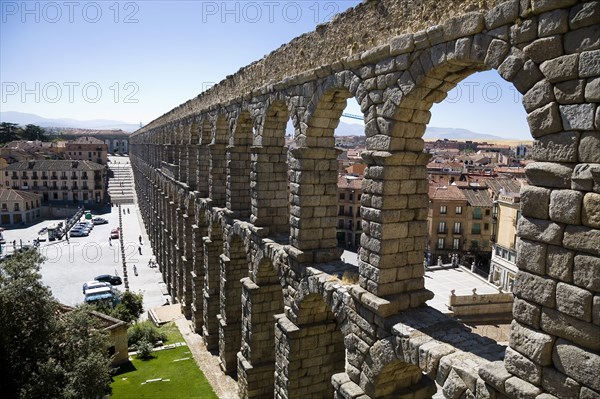 The Aqueduct of Segovia (Acueducto de Segovia), Segovia, Spain, 2007. Artist: Samuel Magal