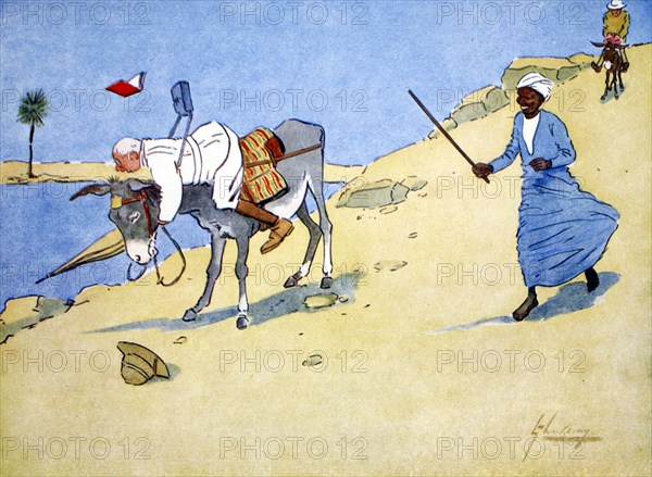 'A Stopping-Place on the Nile', 1908.  Artist: Lance Thackeray