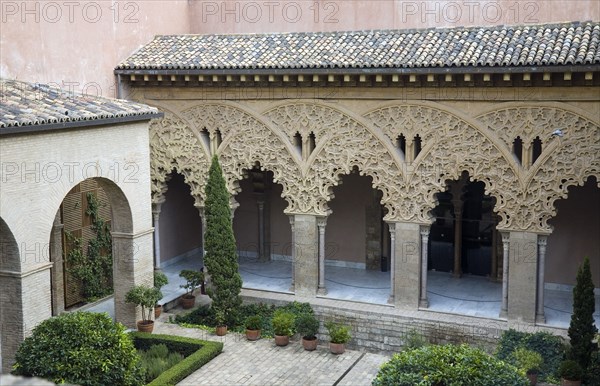 Coutyard of Santa Isabel, Aljaferia Palace, Zaragoza, Spain, 2007. Artist: Samuel Magal