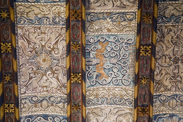 Ceiling detail, Aljaferia Palace, Zaragoza, Spain, 2007. Artist: Samuel Magal