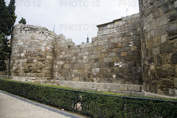 Roman walls, Zaragoza, Spain, 2007. Artist: Samuel Magal