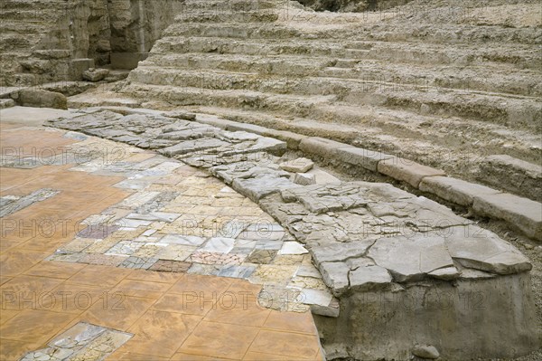 Remains of the Roman Theatre, Zaragoza, Spain, 2007. Artist: Samuel Magal