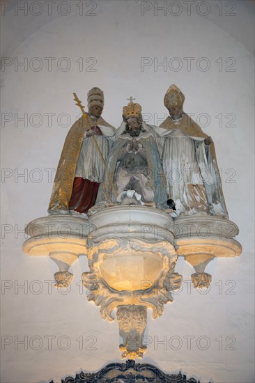 Coloured statues, Monastery of Alcobaca, Alcobaca, Portugal, 2009. Artist: Samuel Magal