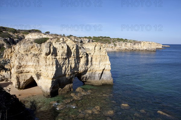 Coastal view, Algarve, Portugal, 2009. Artist: Samuel Magal