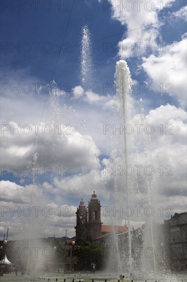 Fountain in Republic Square, Braga, Portugal, 2009. Artist: Samuel Magal