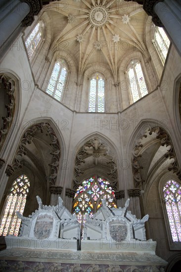 Tomb of John I and Philippa, Founder's Chapel, Monastery of Batalha, Batalha, Portugal, 2009. Artist: Samuel Magal