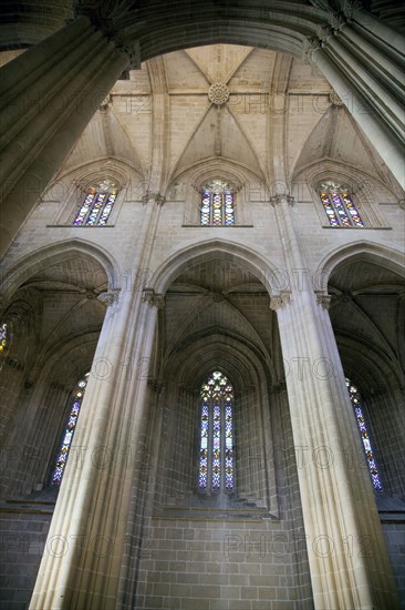 Interior of the Founder's Chapel, Monastery of Batalha, Batalha, Portugal, 2009. Artist: Samuel Magal