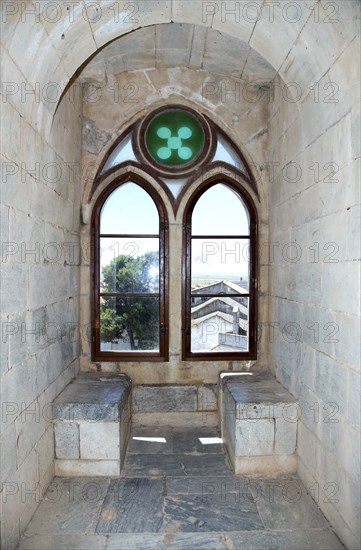 Gothic window, Beja Castle, Beja, Portugal, 2009.  Artist: Samuel Magal