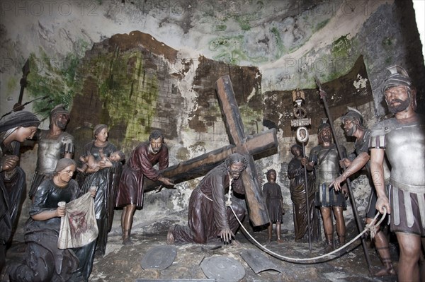 Diorama inside a chapel, Bom Jesus do Monte Church, Braga, Portugal, 2009. Artist: Samuel Magal