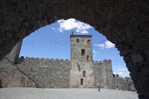 Courtyard, Braganca Castle, Portugal, 2009. Artist: Samuel Magal