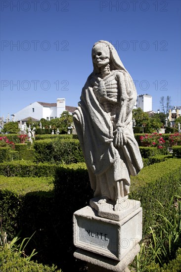 'Death', statue in the Garden of the Episcopal Palace, Castelo Branco, Portugal, 2009. Artist: Samuel Magal