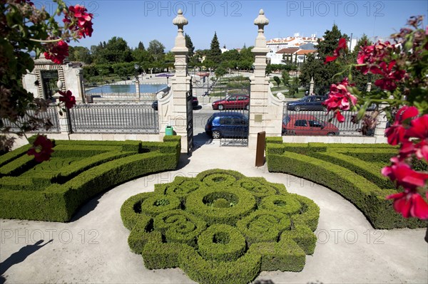 Ornamental box hedges, Episcopal Palace Garden, Castelo Branco, Portugal, 2009.  Artist: Samuel Magal