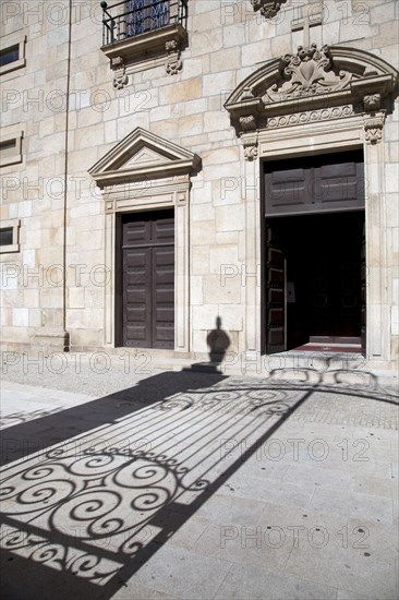 Cathedral doorway, Castelo Branco, Portugal, 2009.  Artist: Samuel Magal