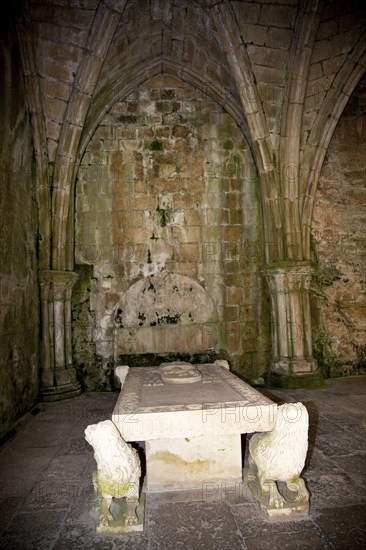 Tomb, Old Cathedral of Coimbra, Portugal, 2009.  Artist: Samuel Magal