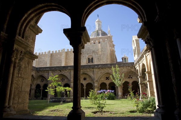 Cloister and garden, Old Cathedral of Coimbra, Portugal, 2009.  Artist: Samuel Magal