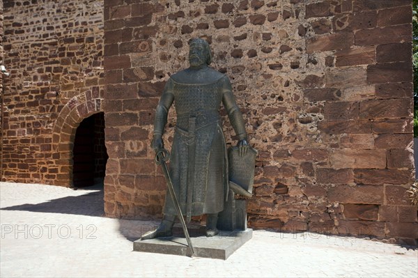 A statue in Silves Castle, Silves, Portugal, 2009. Artist: Samuel Magal