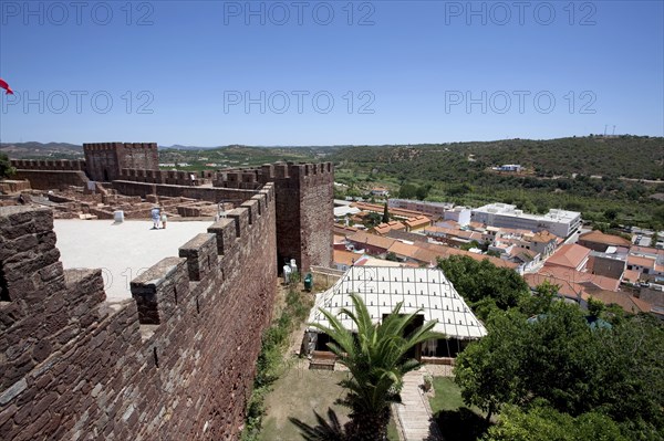 Silves Castle and the surrounding landscape, Silves, Portugal, 2009. Artist: Samuel Magal