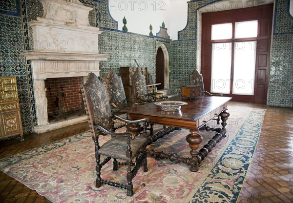 A room in Sintra National Palace, Sintra, Portugal, 2009. Artist: Samuel Magal