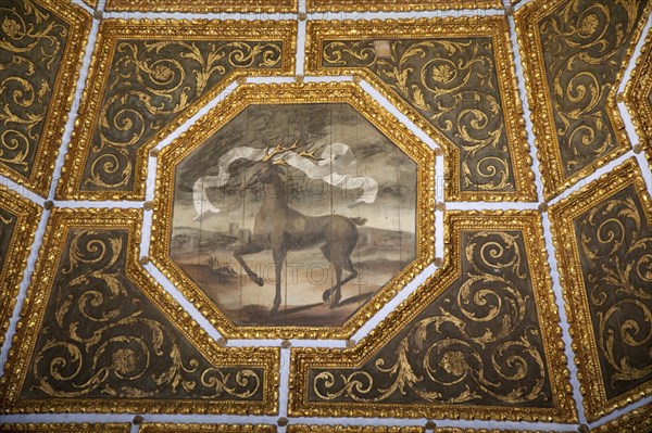 Inside Sintra National Palace, Sintra, Portugal, 2009. Artist: Samuel Magal