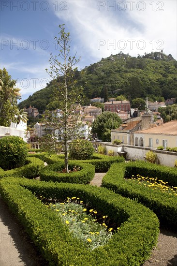 A view from the garden of Sintra National Palace, Sintra, Portugal, 2009. Artist: Samuel Magal