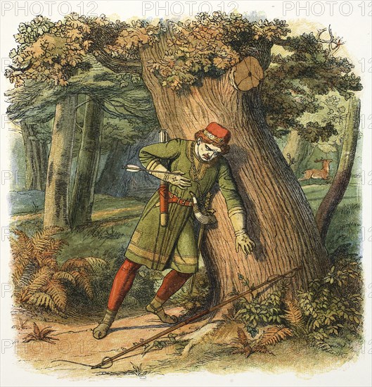 Death of William II of England, 1100 (1864). Artist: James William Edmund Doyle