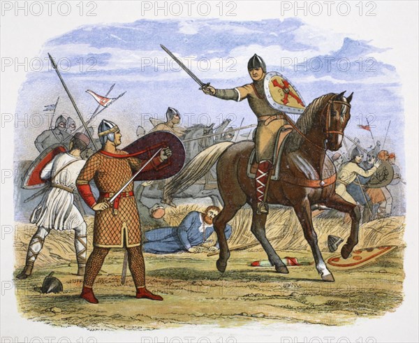 Robert, Duke of Normandy, captured at the Battle of Tinchebraye, Normandy, 1106 (1864). Artist: James William Edmund Doyle