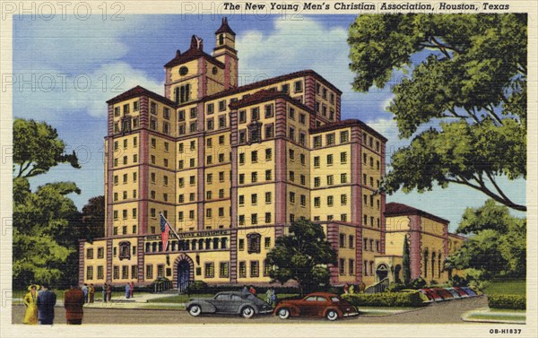 The new YMCA building, Houston, Texas, USA, 1940. Artist: Unknown