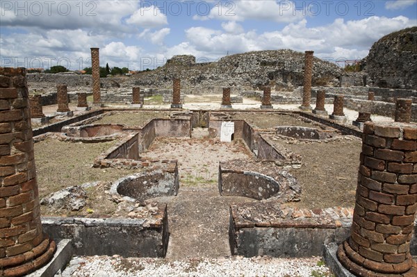 The central peristyle of the Cantaber's House, Conimbriga, Portugal, 2009. Artist: Samuel Magal