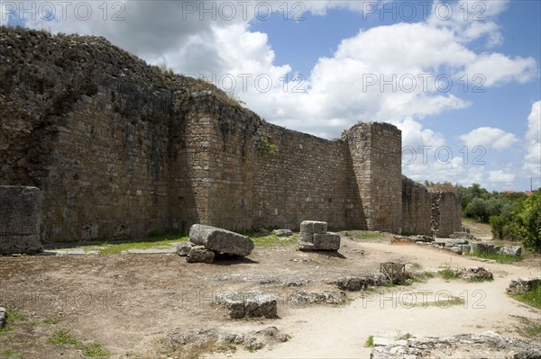 The city walls of Conimbriga, Portugal, 2009. Artist: Samuel Magal