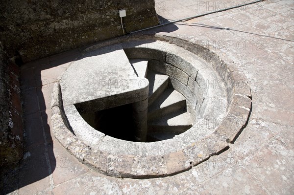 Spiral steps on the roof of the Cathedral of Evora, Portugal, 2009. Artist: Samuel Magal