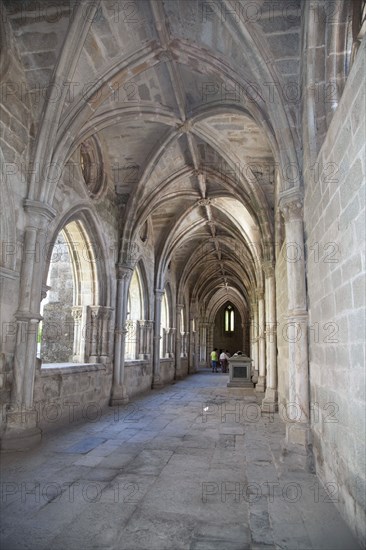 A hall with gothic vaults in the Cathedral of Evora, Portugal, 2009. Artist: Samuel Magal