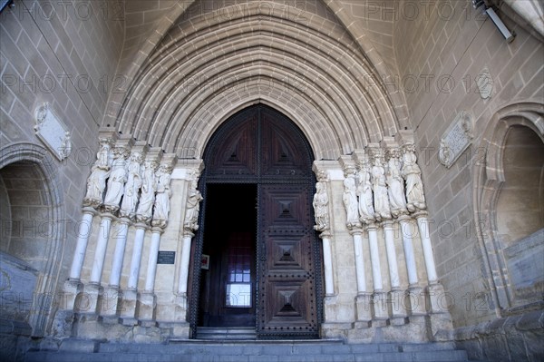 The Gothic Apostles in the main portal of the Cathedral of Evora, Portugal, 2009. Artist: Samuel Magal